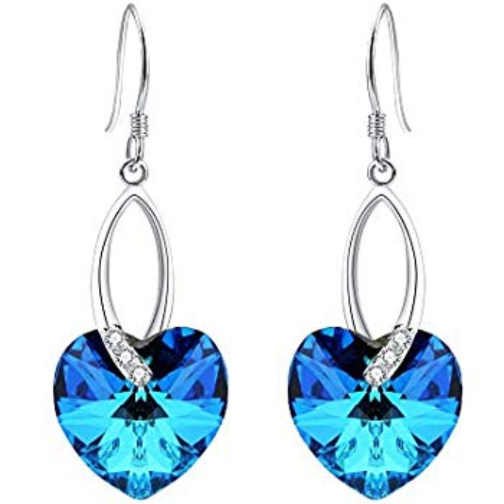 EleQueen 925 Sterling Silver CZ Love Heart